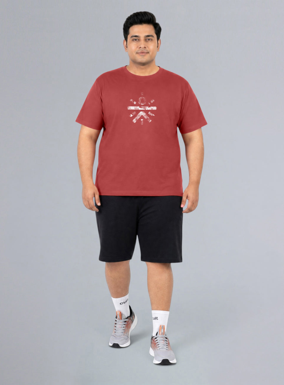 Men's Rust Cult Brand Carrier Plus Size T-shirt