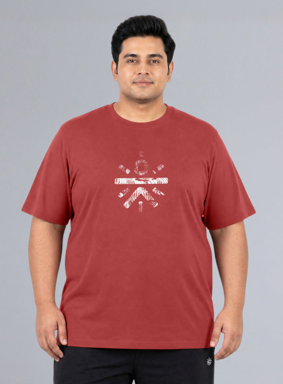 Men's Rust Cult Brand Carrier Plus Size T-shirt