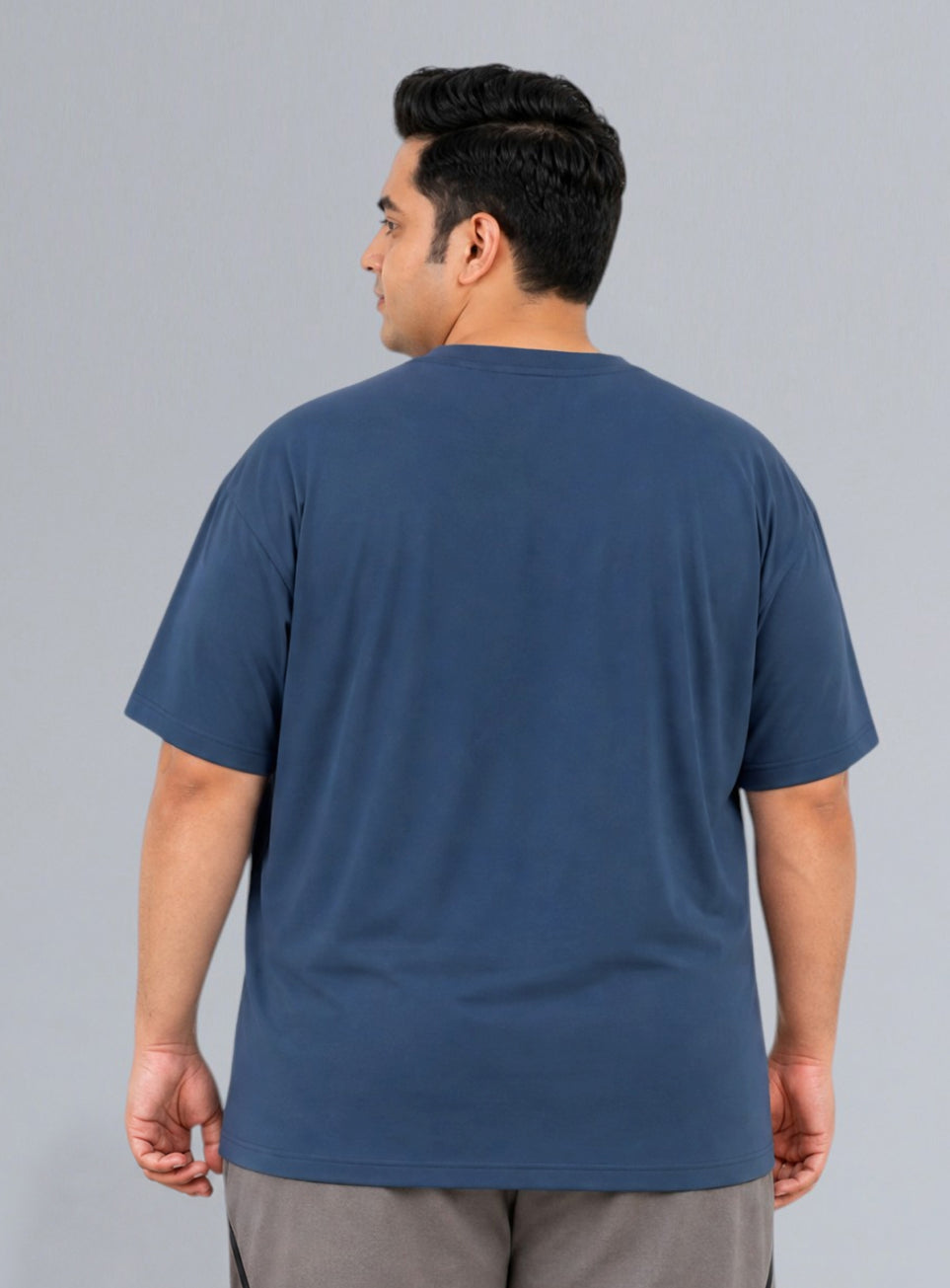 Men's Blue Cult Brand Carrier Plus Size T-shirt