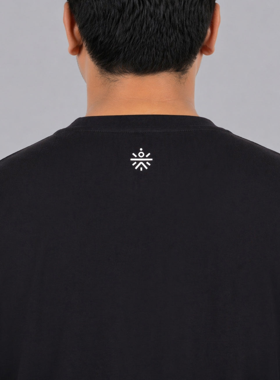 Men's Black Cult Branding Graphic Plus Size Relaxed T-shirt