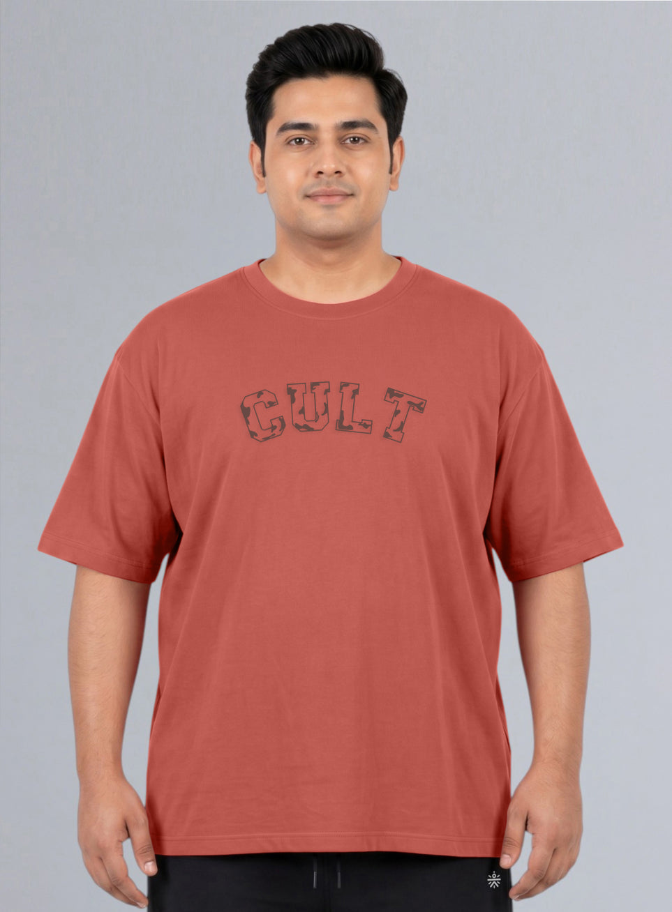 Men's Rust Cult Branding Graphic Plus Size Relaxed T-shirt