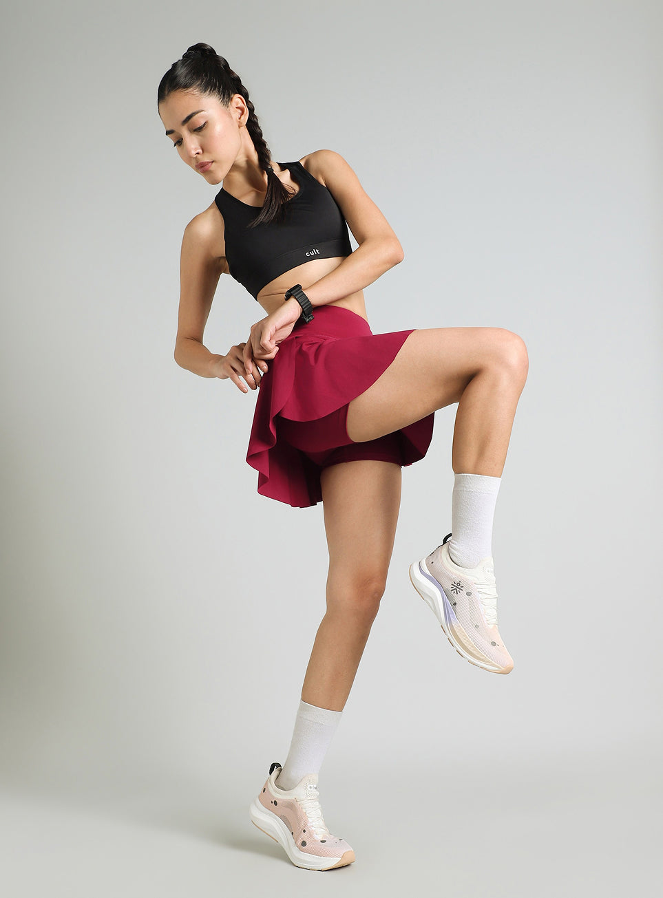 Women's Burgundy True Performance Sculpted COMFlex Skorts