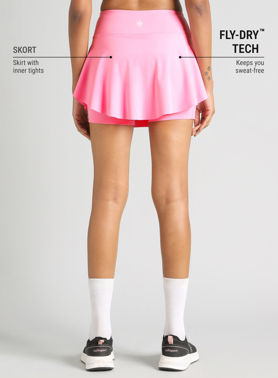 Women's Pink True Performance Sculpted COMFlex Skorts