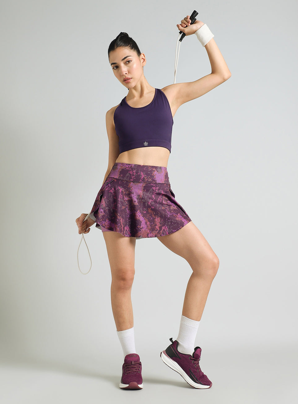 Women's Purple Training Essential Comflex Skort