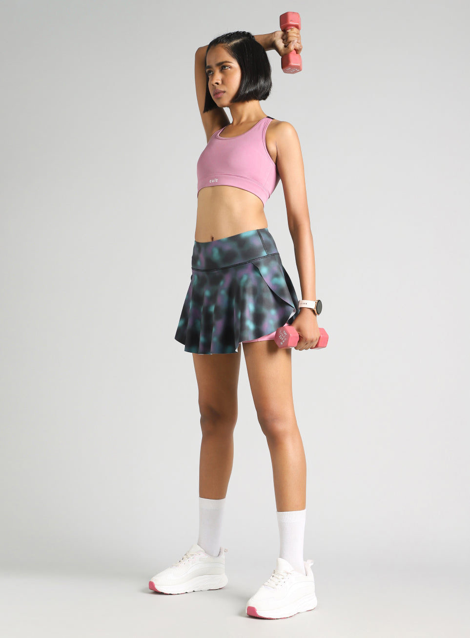 Women's Pink Printed True Performance COMFlex Skorts