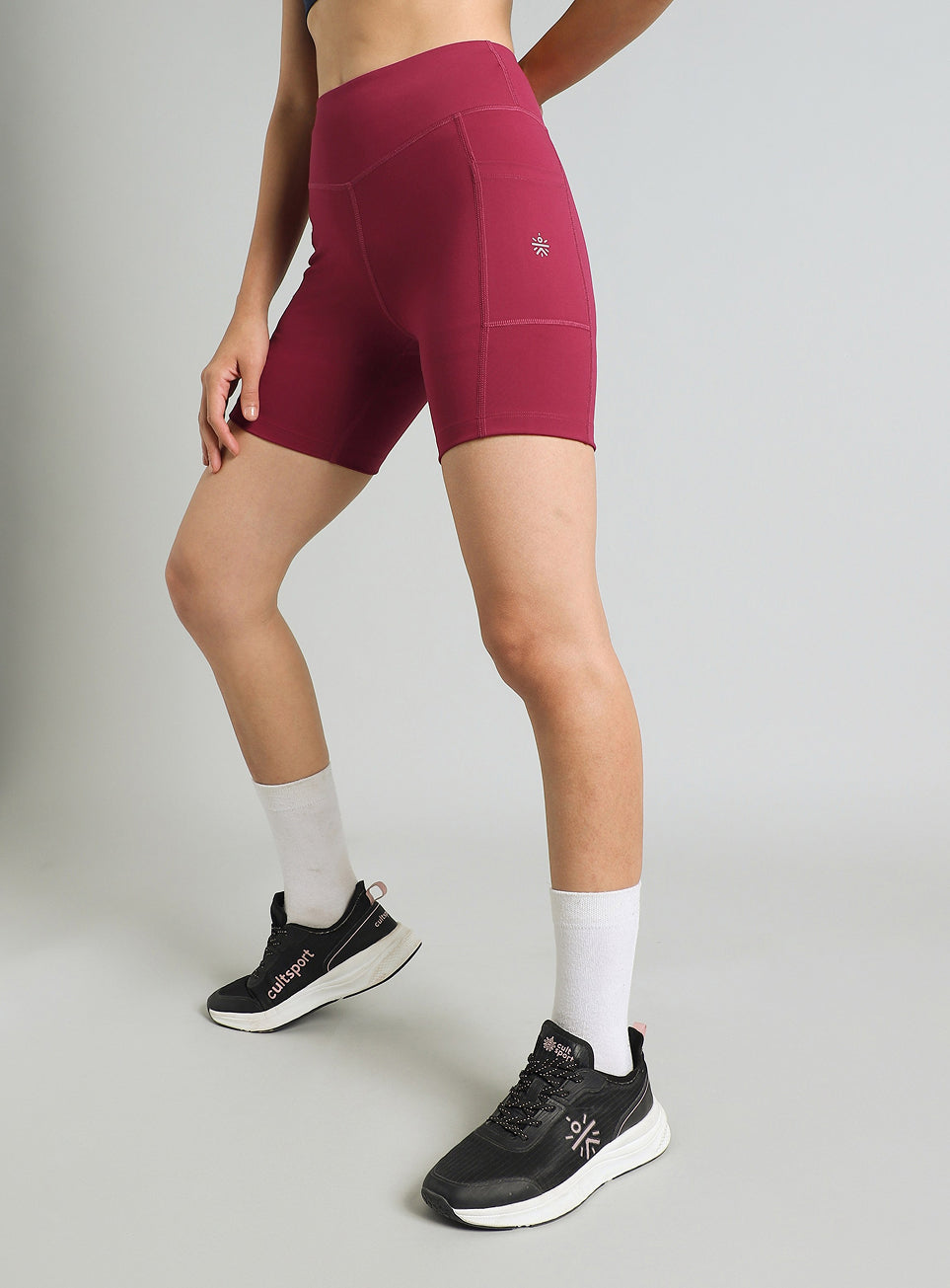 Women's Burgundy COMFlex Cycling Shorts