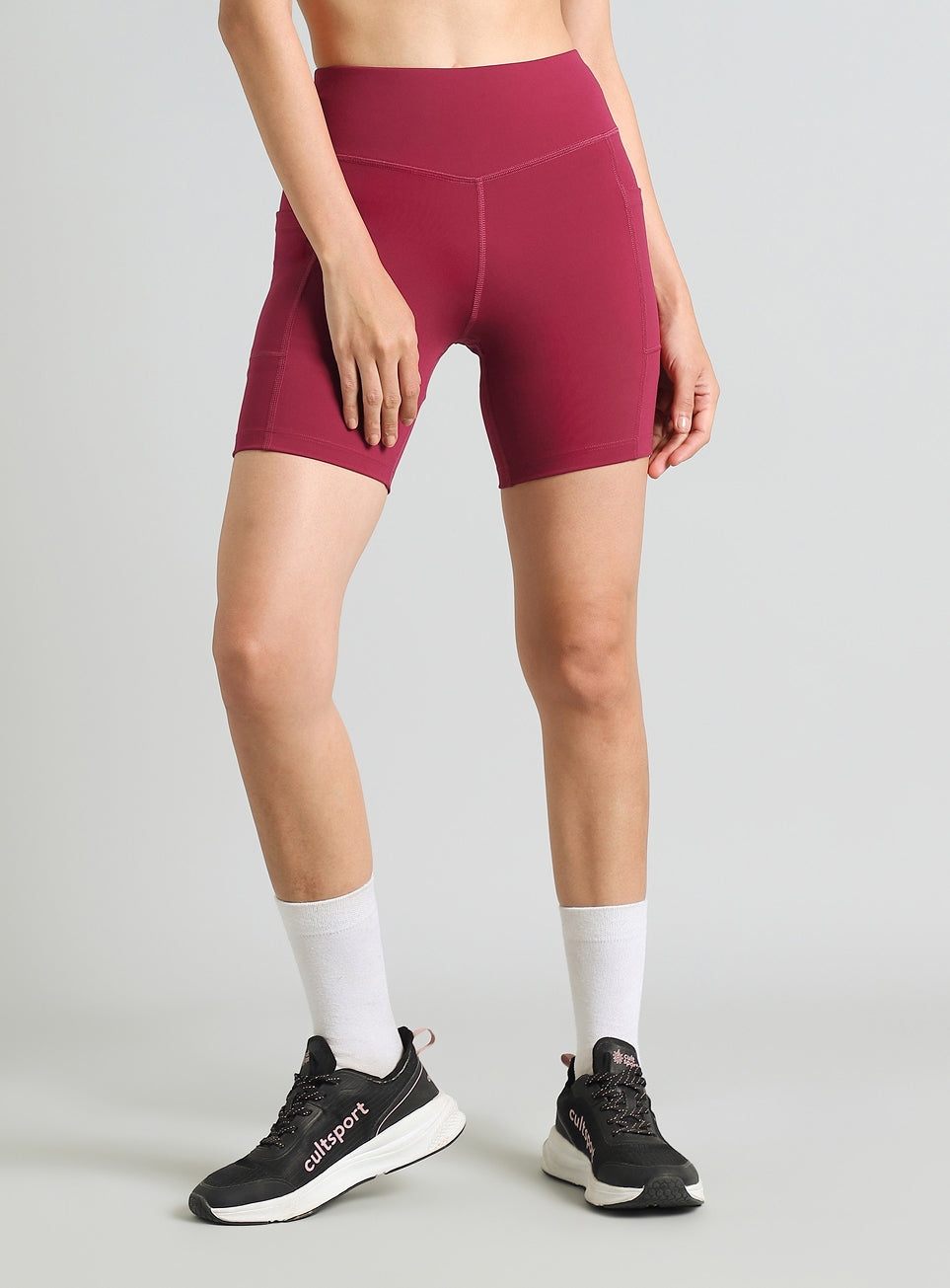 Women's Burgundy COMFlex Cycling Shorts