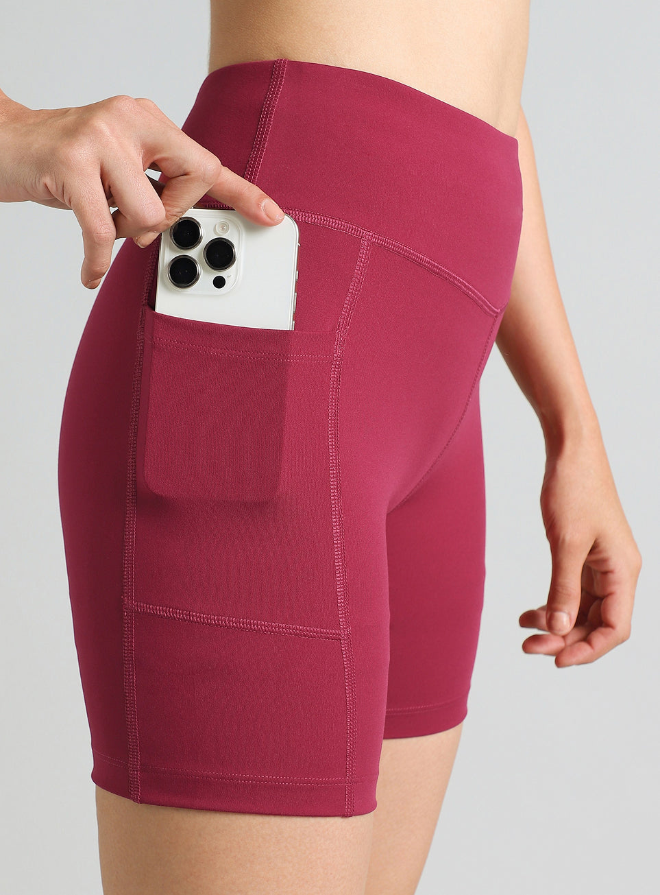 Women's Burgundy COMFlex Cycling Shorts