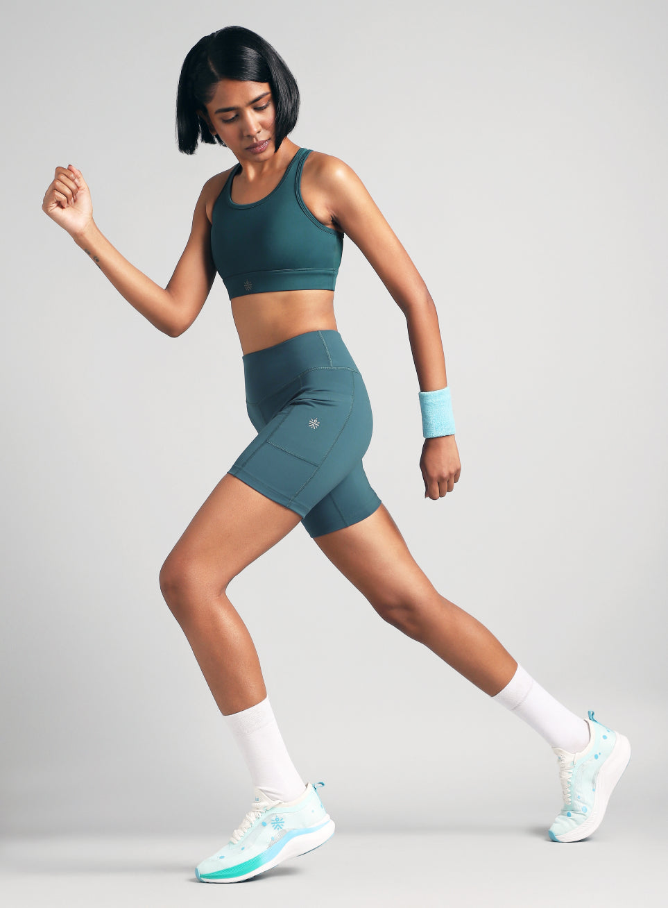 Women's Teal COMFlex Cycling Shorts
