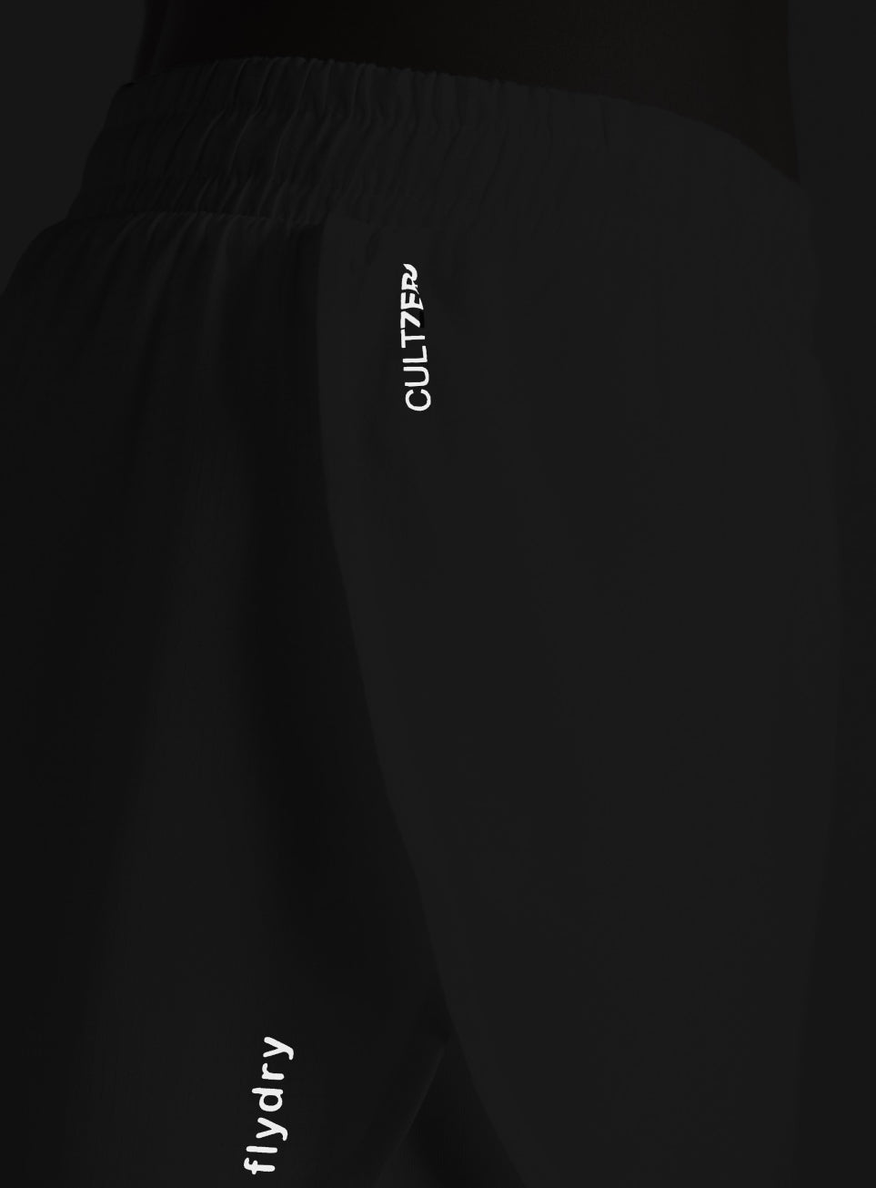 Women's White Cult Zero Strider Shorts with Inner Shorts