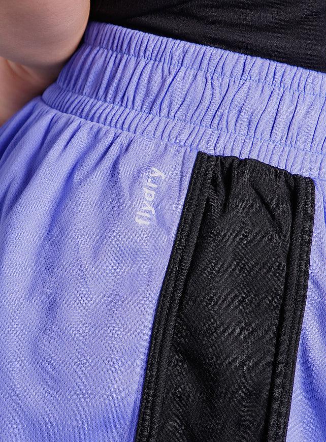 Women's Blue Power Active Plus Size Shorts