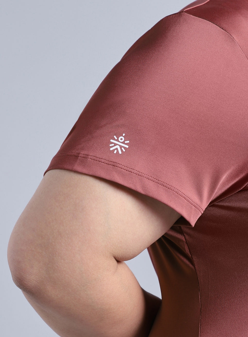 Women's Pink Plus Size Back Vent Training Tee