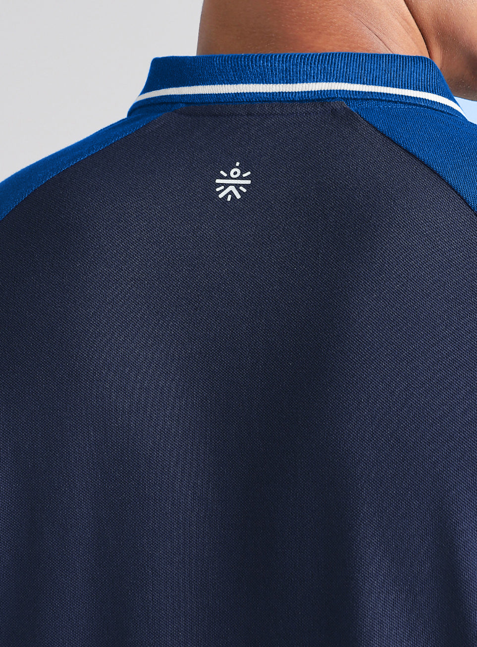 Men's Navy Athletic Club Plus Size Polo T-shirt