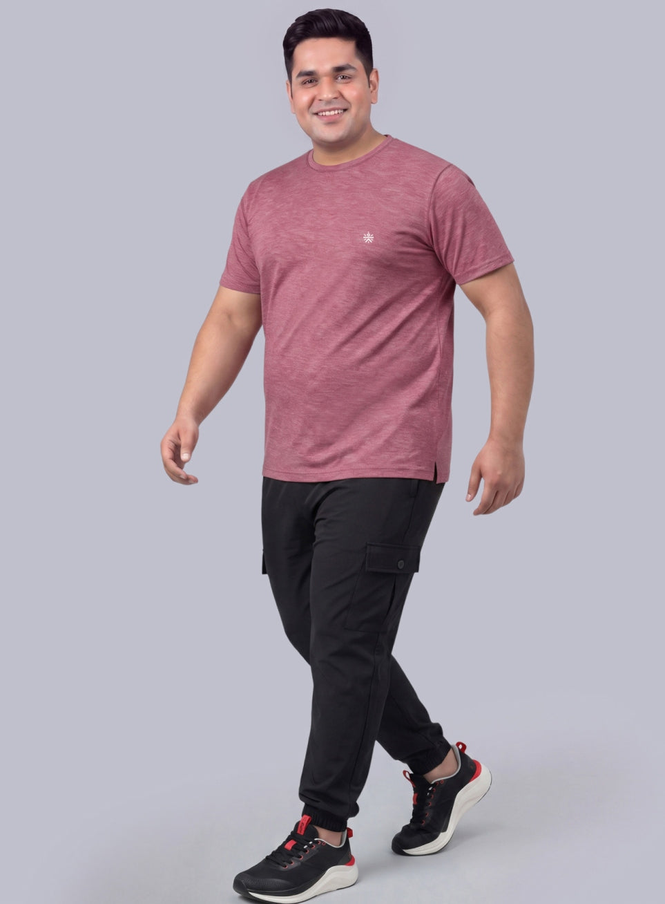 Men's Red Training Essential Plus size COMFORtech T-shirt