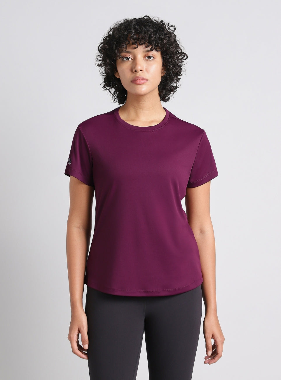 Women's Maroon Midnight Running T-shirt