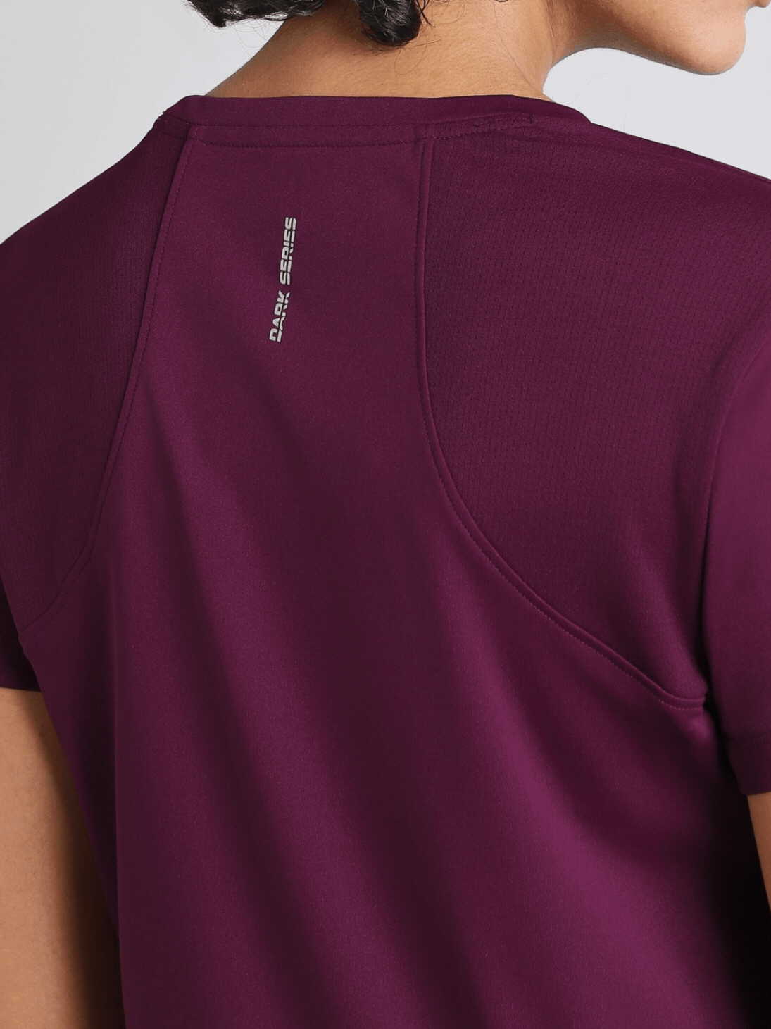 Women's Maroon Midnight Running T-shirt