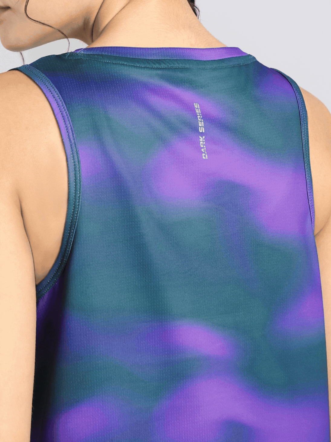 Women's Halo Print NIght Run Boxy Fit Tank