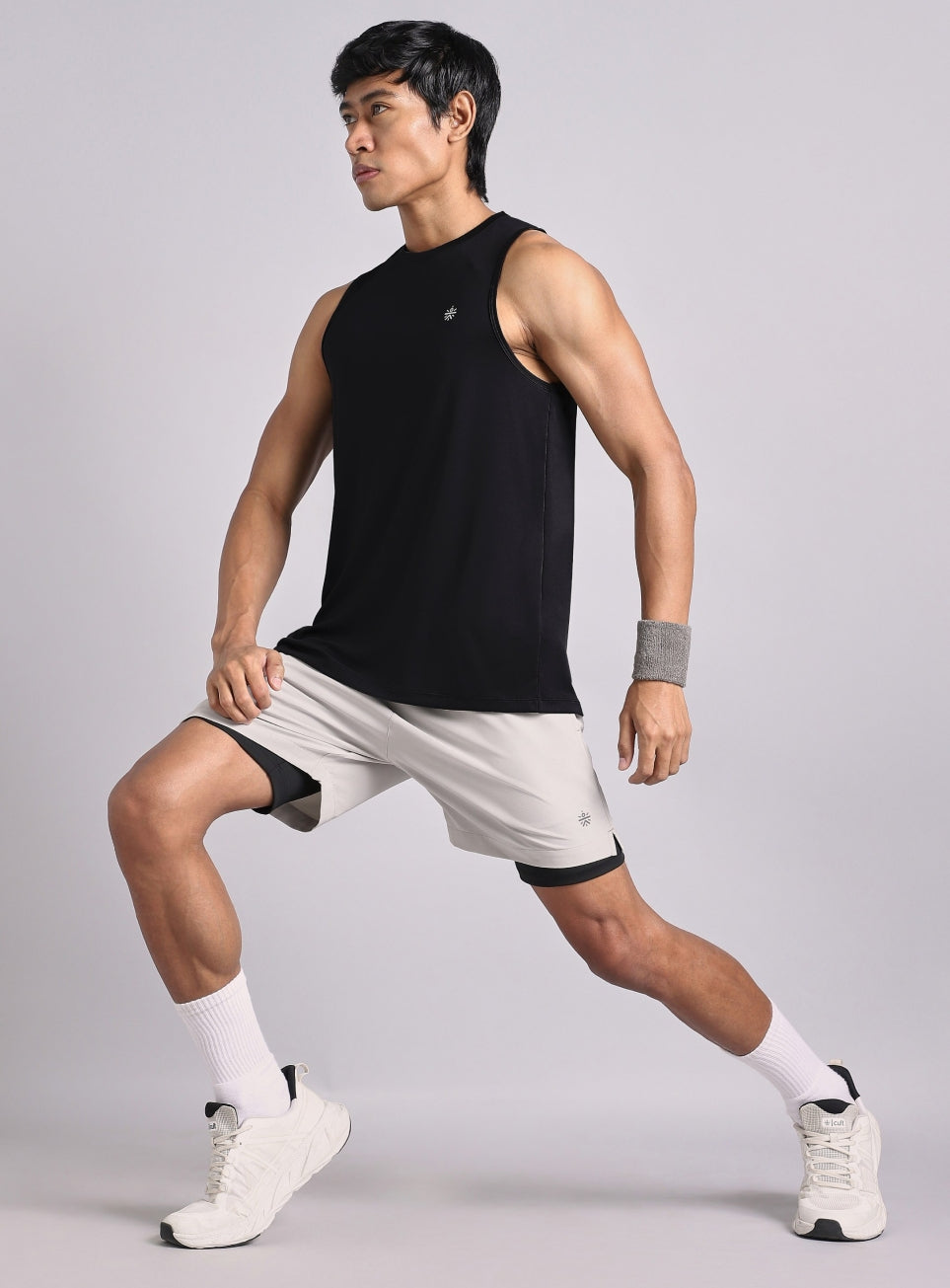 Men's Black Dark Series Running Tank