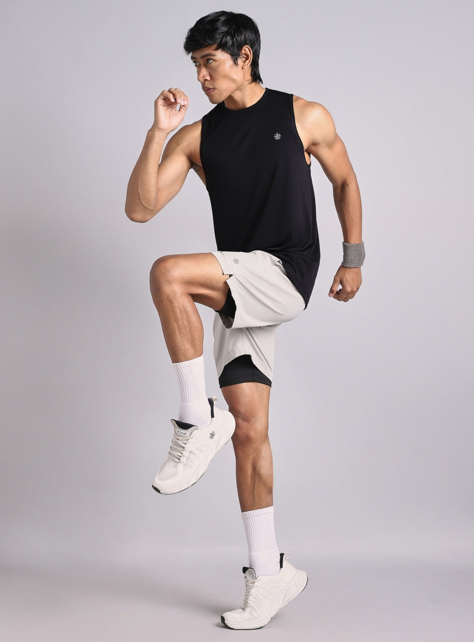 Men's Black Dark Series Running Tank