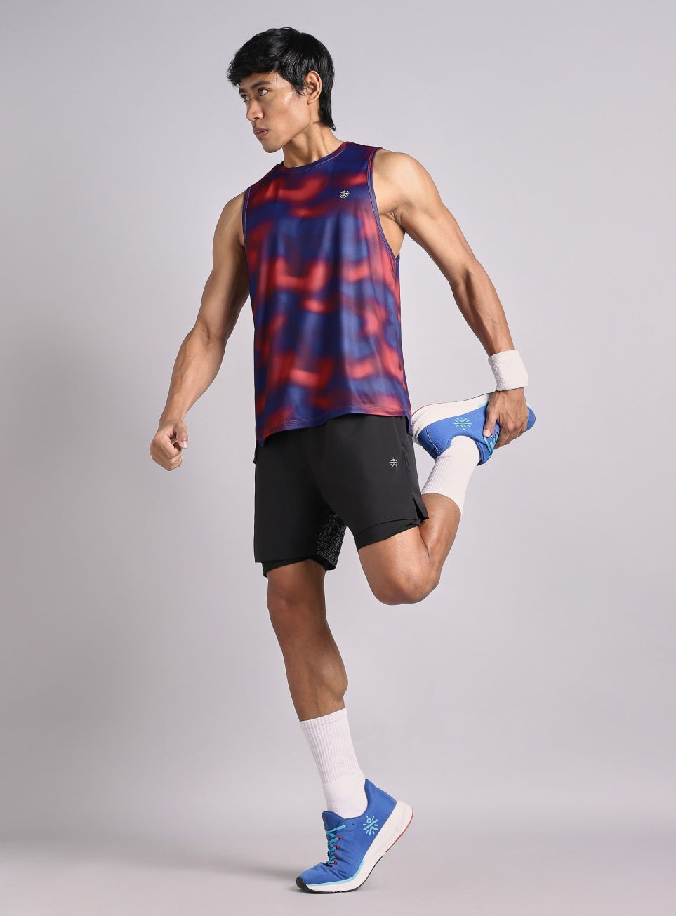 Men's Halo Print Night Run Tank