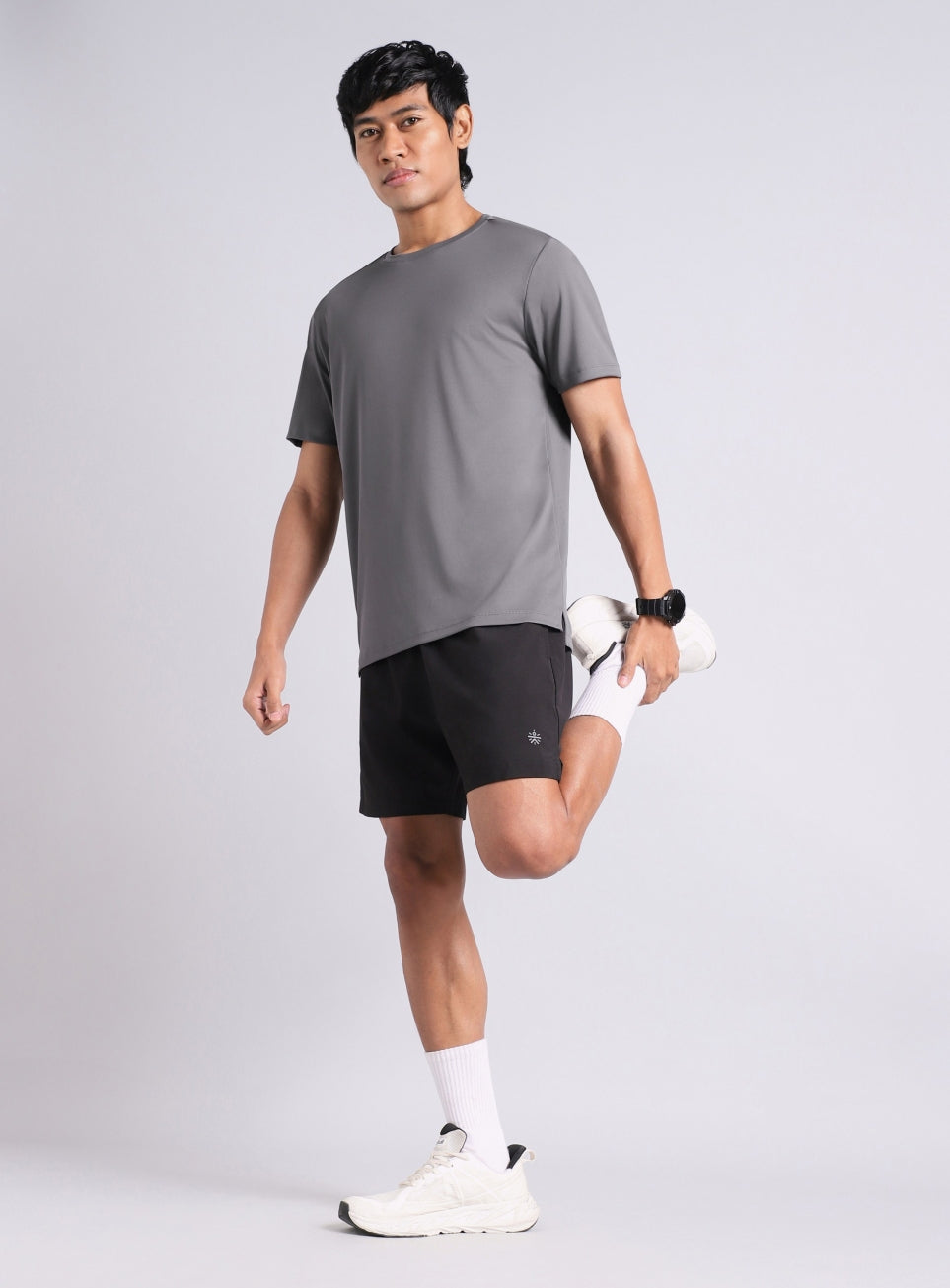 Men's Dark Grey After Dark Running T-shirt