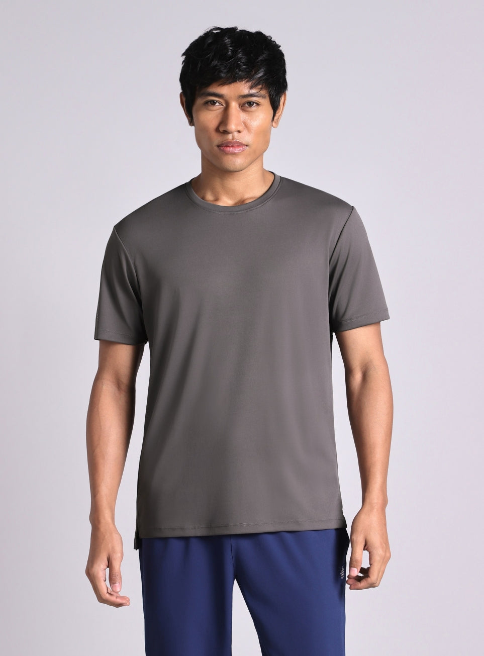 Men's Dark Grey Night escape Running T-shirt