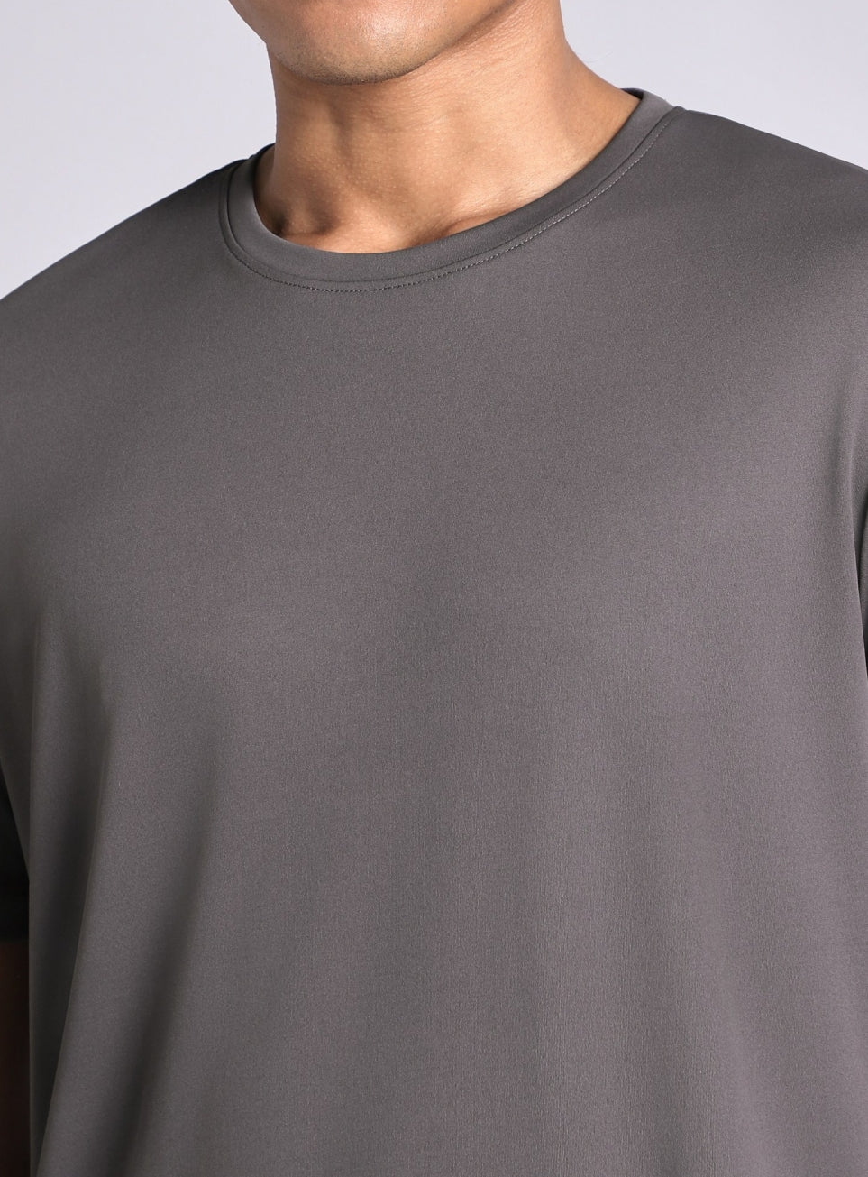 Men's Dark Grey Night escape Running T-shirt