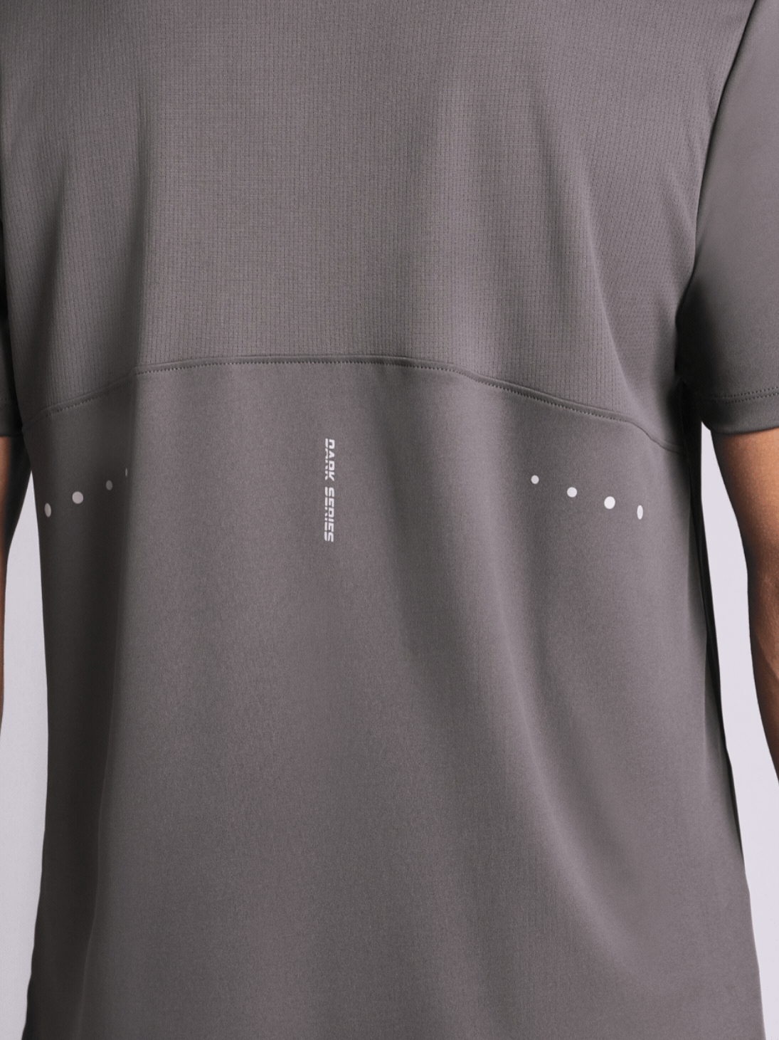 Men's Dark Grey Night escape Running T-shirt