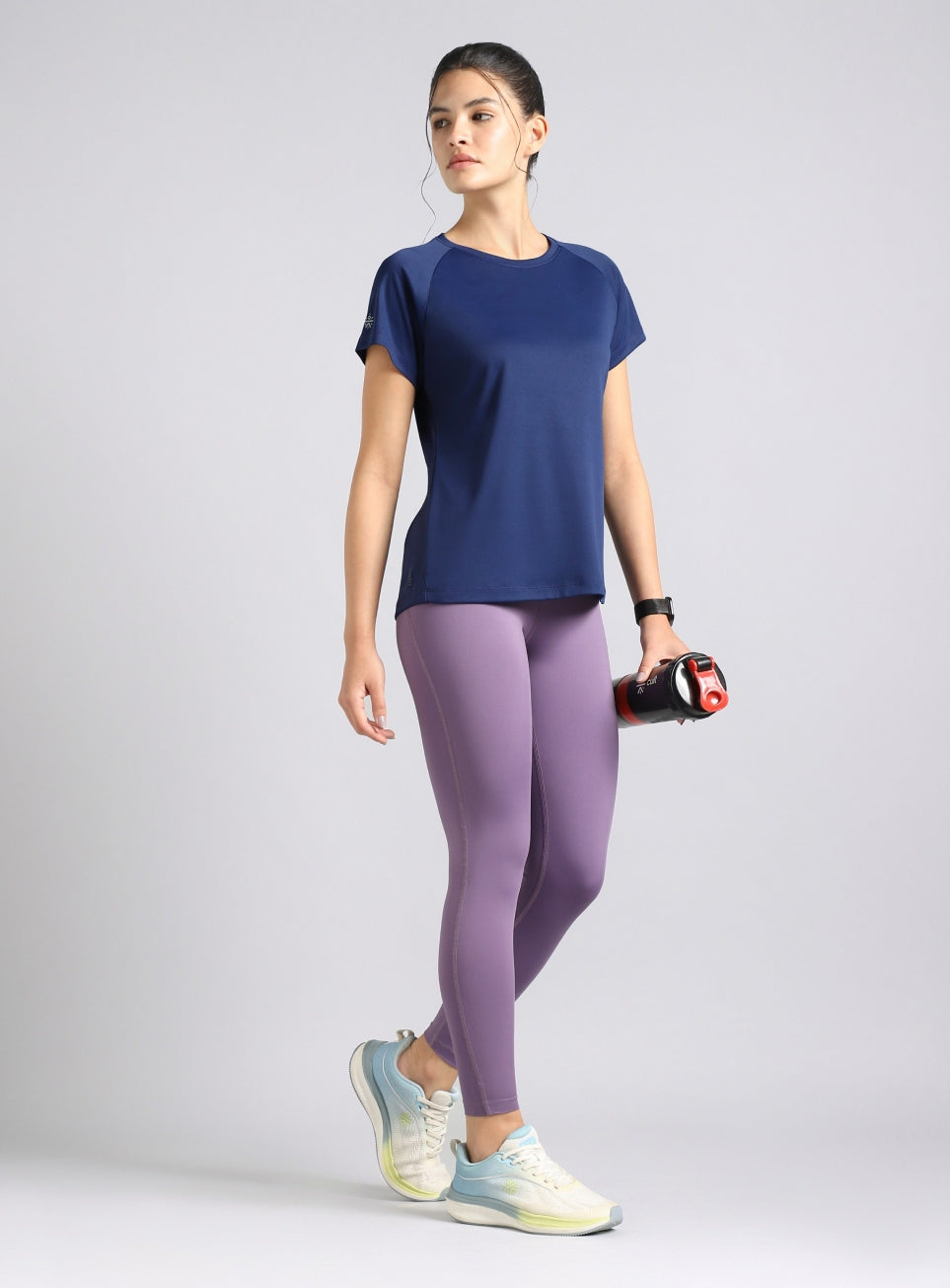 Women's Navy After Dark Running T-shirt