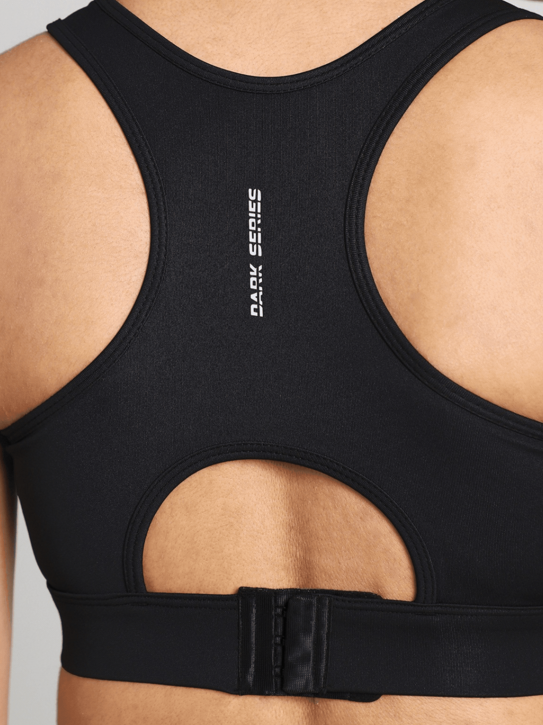 Women's Black Moonlight Runner's High Support Bra