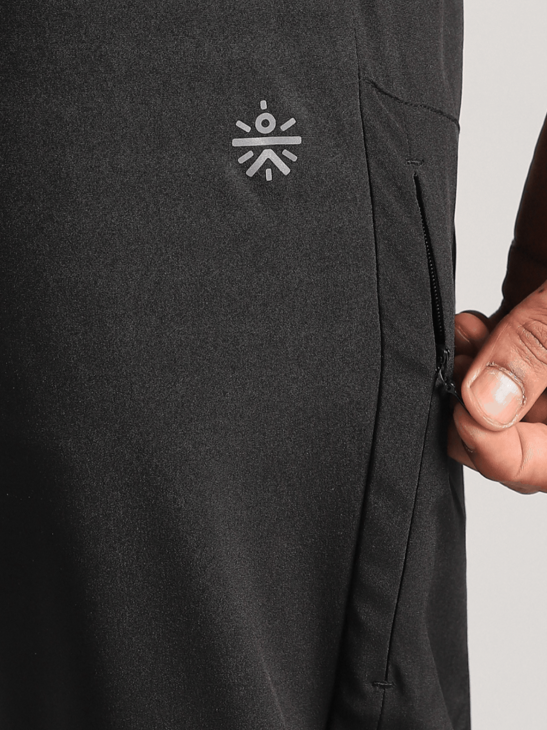 Men's Black Pro Movement Runner's Plus Size Trackpants
