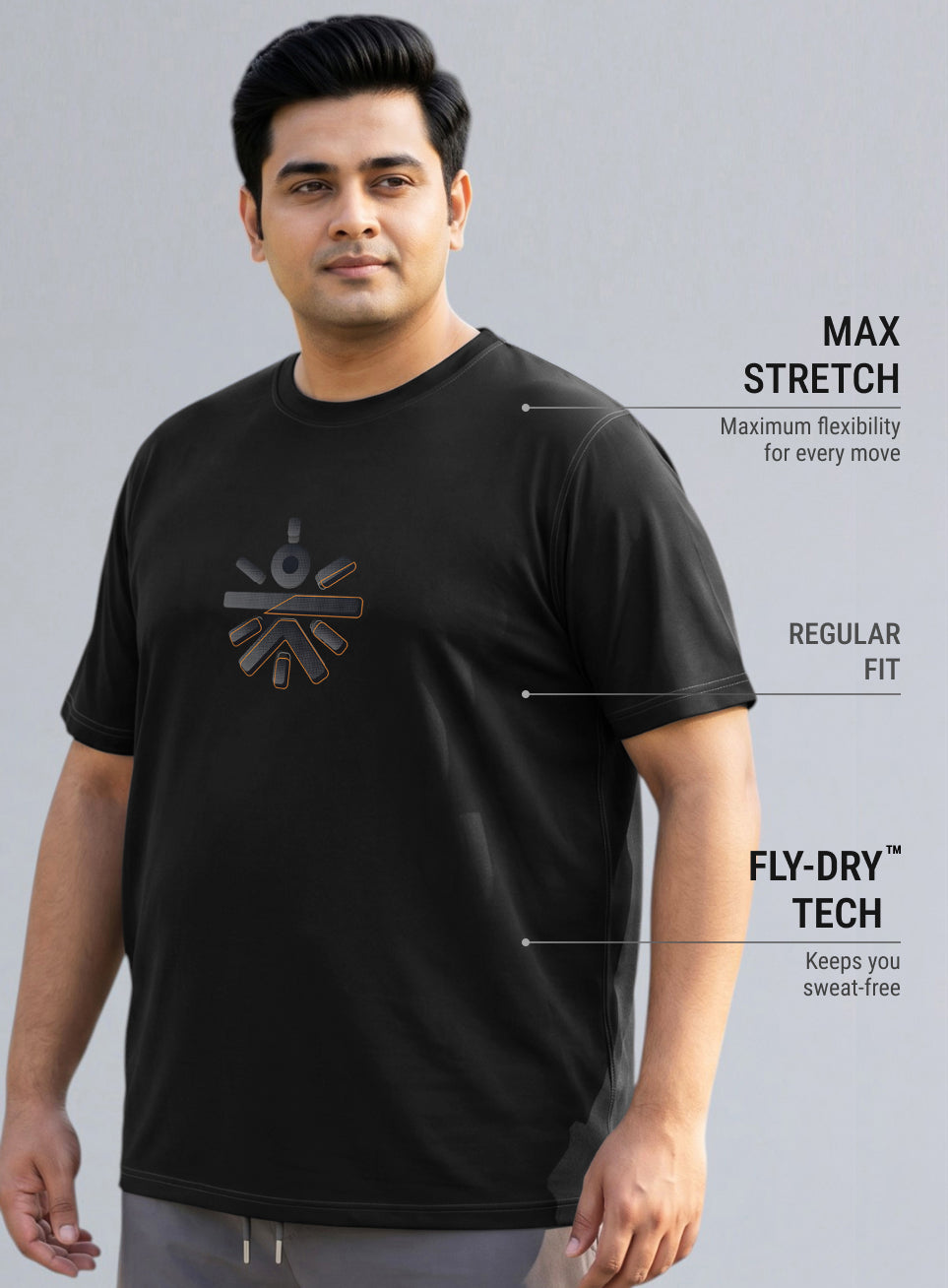 Men's Black Cult Training Essential T-shirt