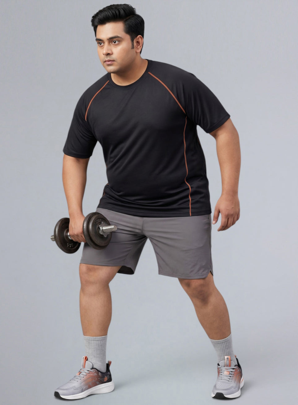 Men's Black Everyday Workout Train T-shirt
