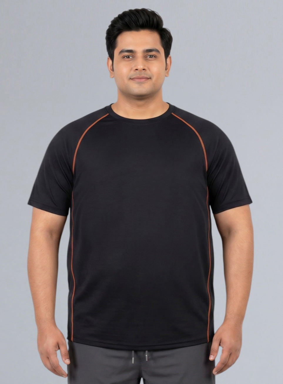 Men's Black Everyday Workout Train T-shirt