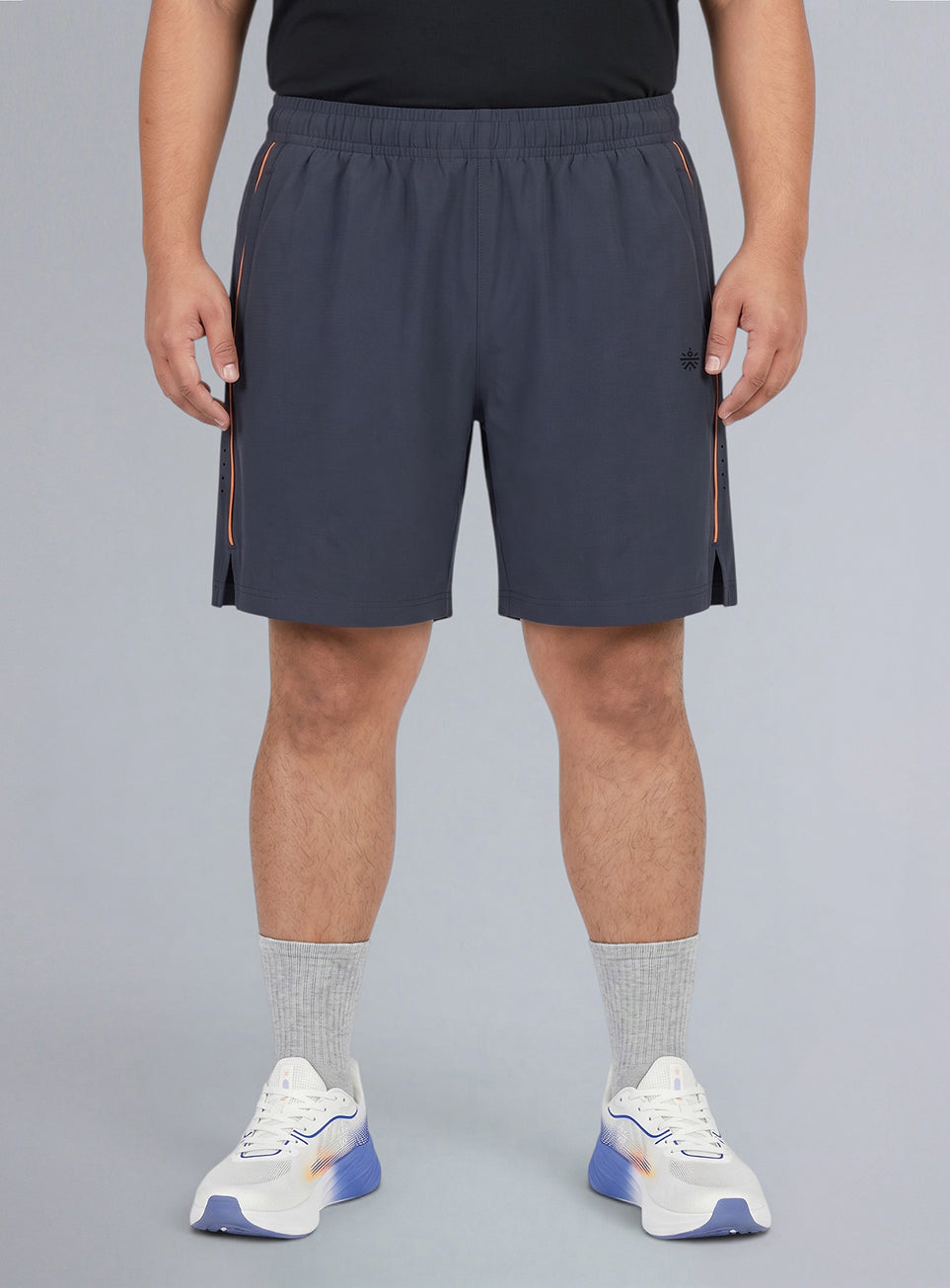 Men's Grey Air Flex Training Plus Size Shorts