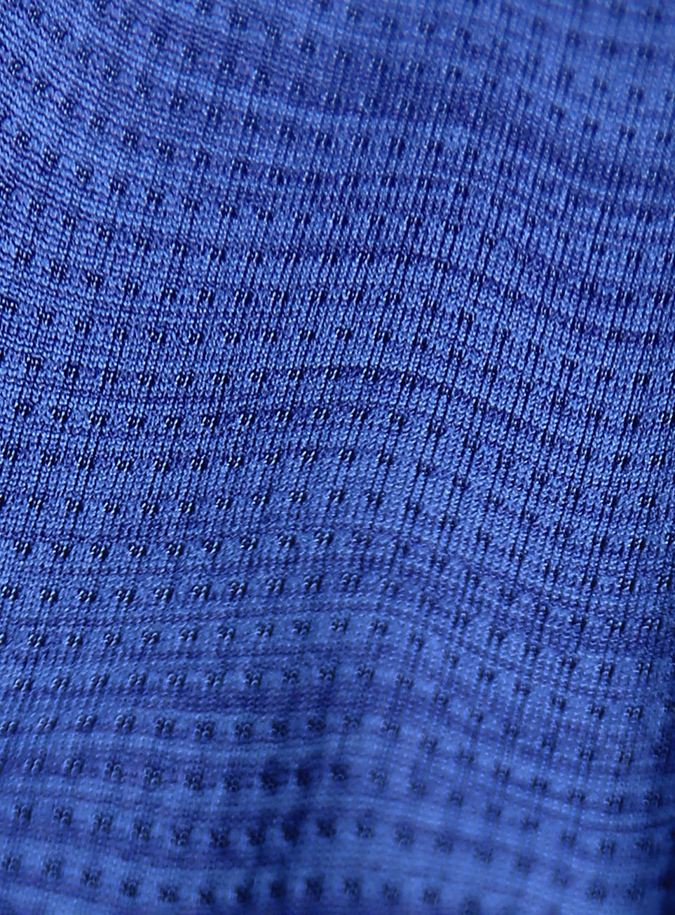 Women's Blue Melange Plus Size Training Tee