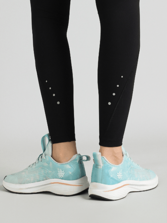 Women's Black Flow Form Yoga COMFlex Tights