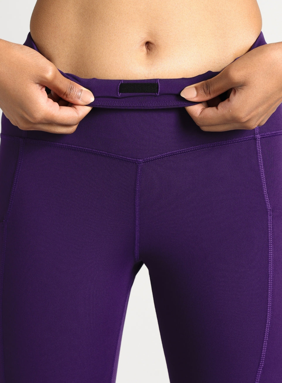Women's Purple Flow Form Yoga COMFlex Tights
