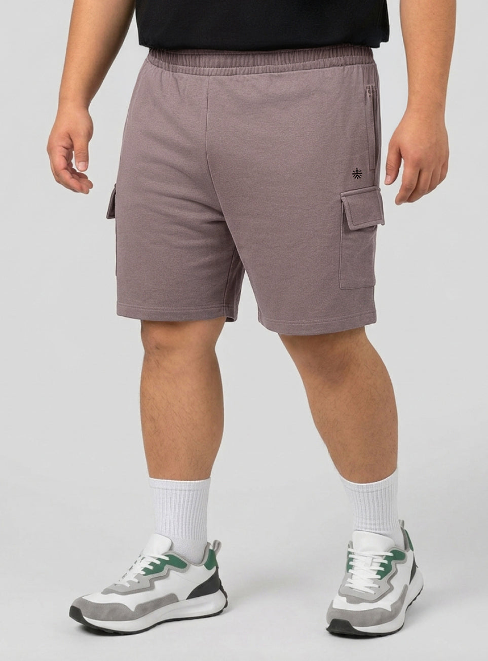 Men's Brown Move All Day Plus Size Cargo Shorts