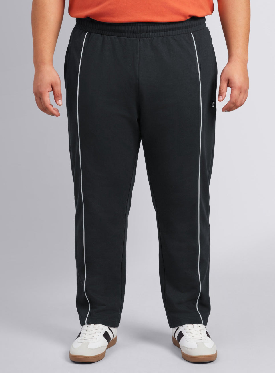 Men's Black Beyond Play Plus Size Trackpants