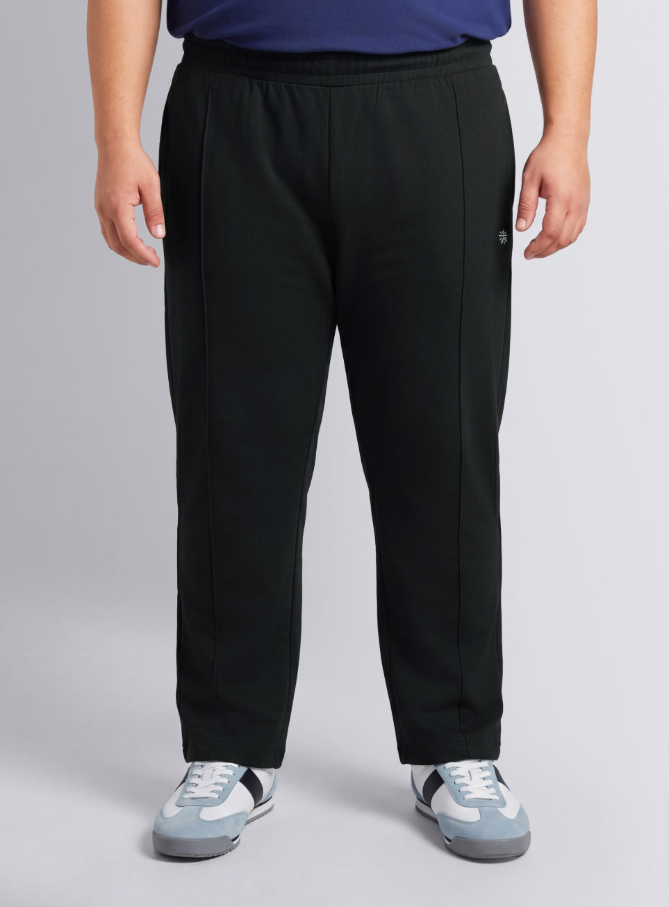 Men's Black All Day Play Straight Fit Trackpants