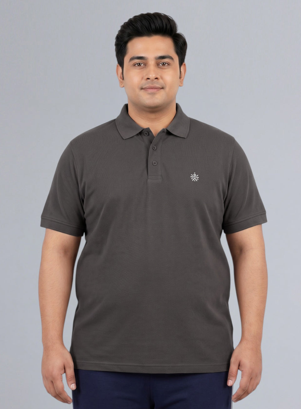 Men's Dark Grey All Day Play Polo T-shirt