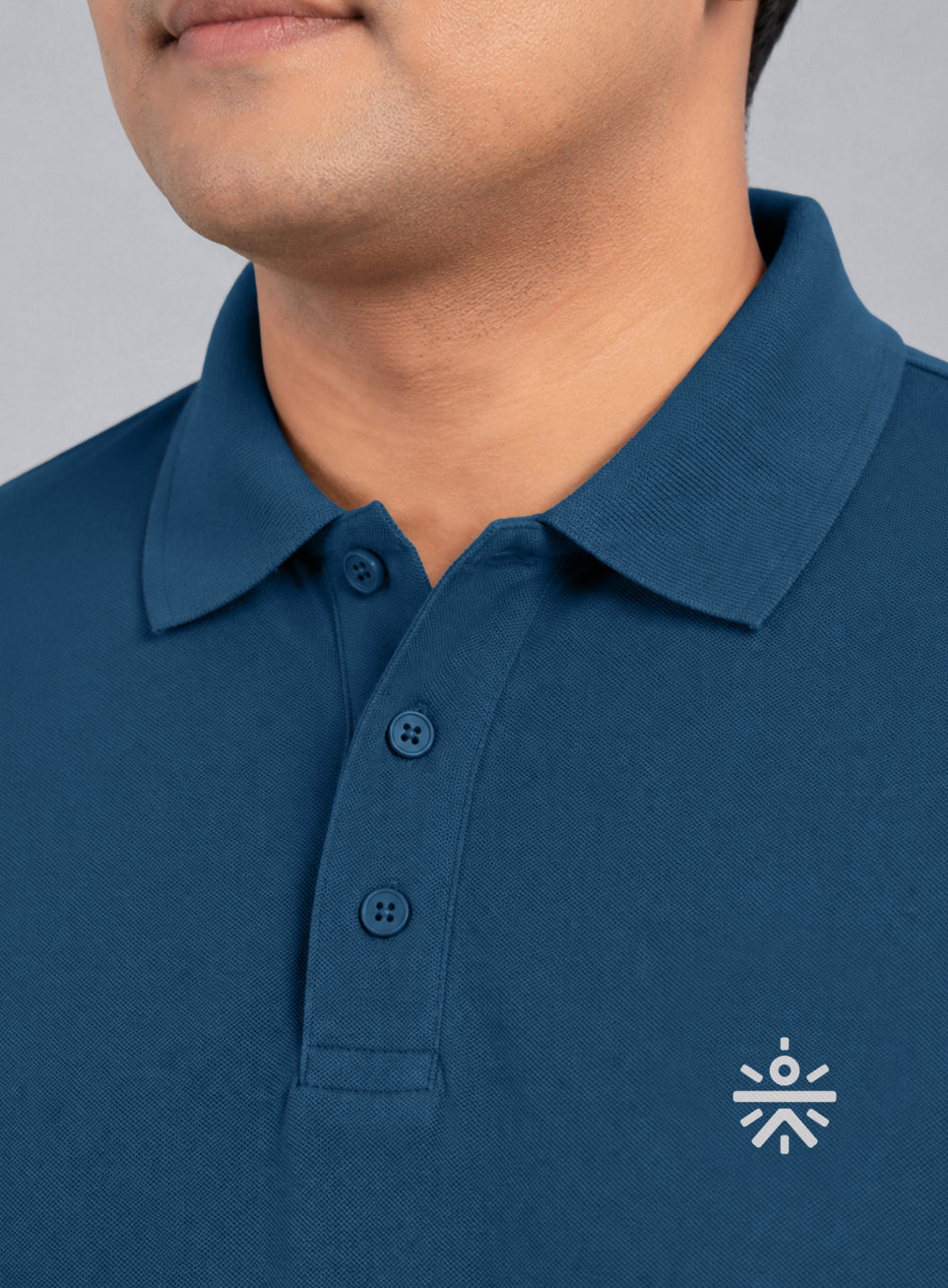 Men's Navy All Day Play Plus Size Polo T-shirt