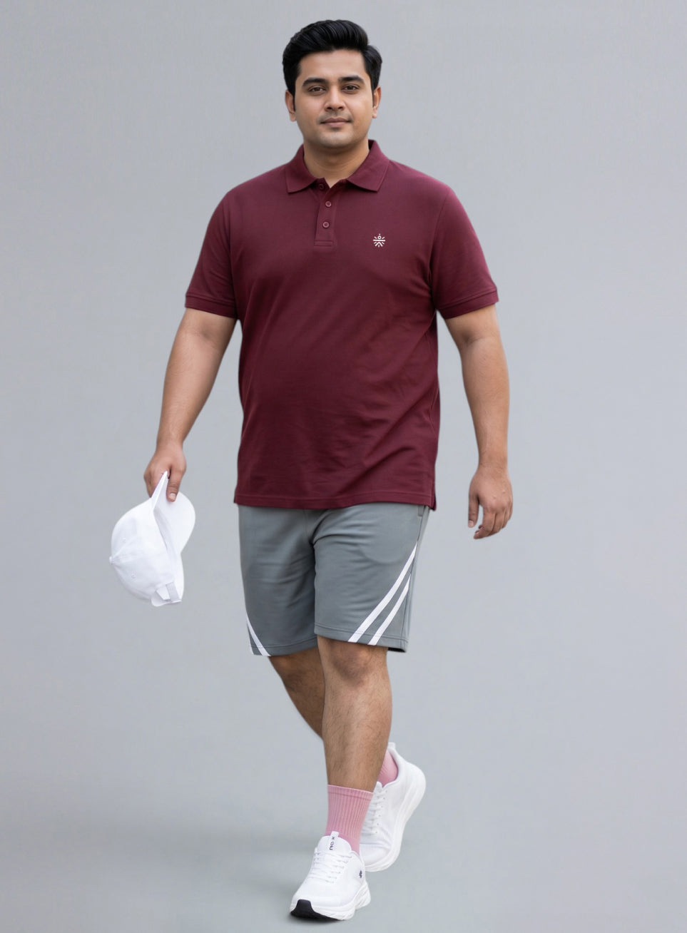 Men's Wine All Day Play Polo T-shirt