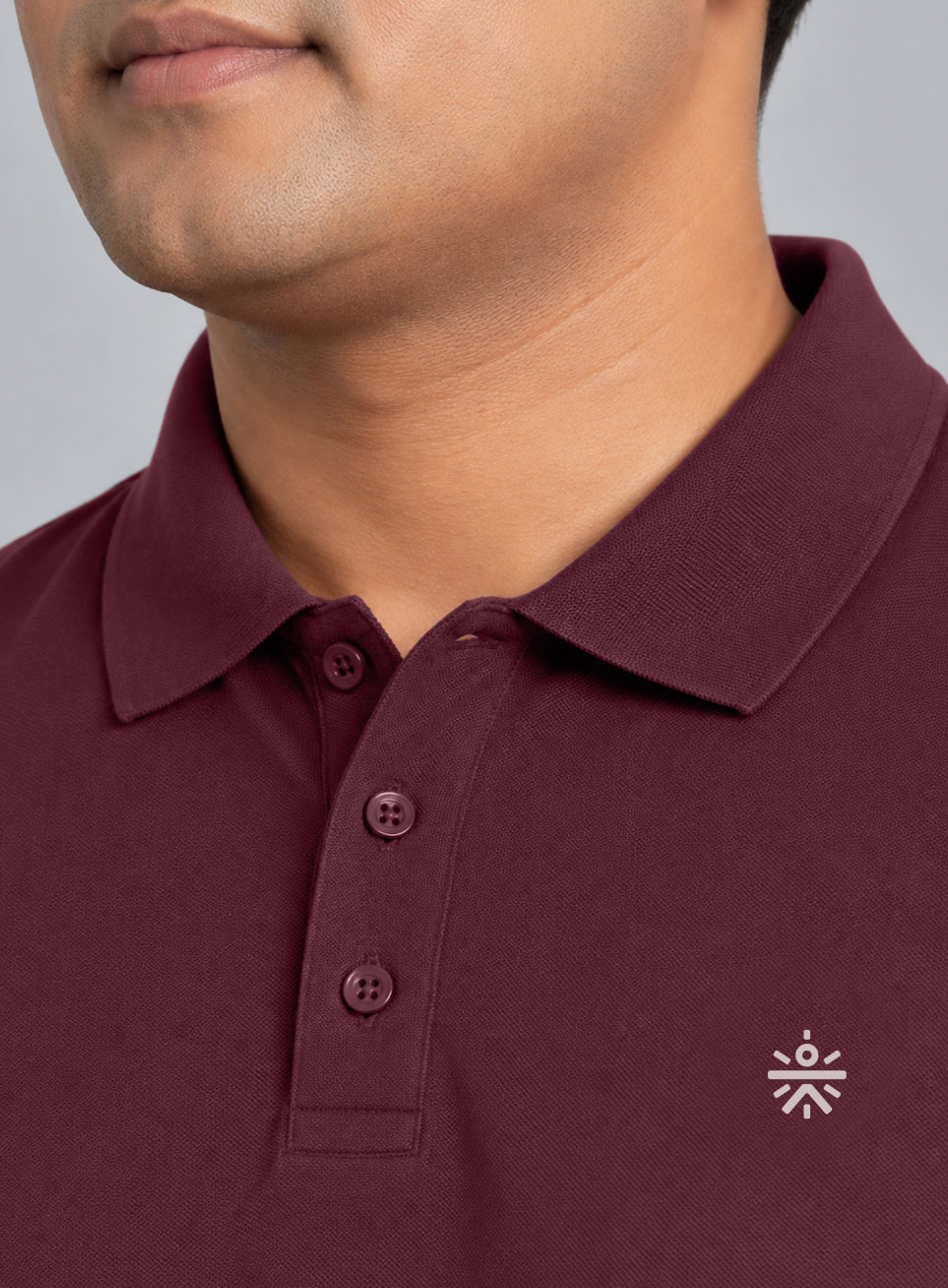 Men's Wine All Day Play Polo T-shirt