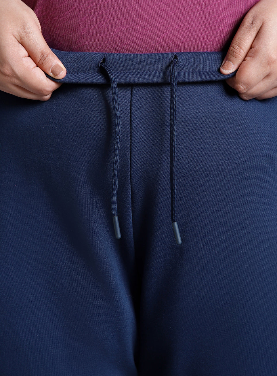 Women's Blue Plus Size Utility Joggers