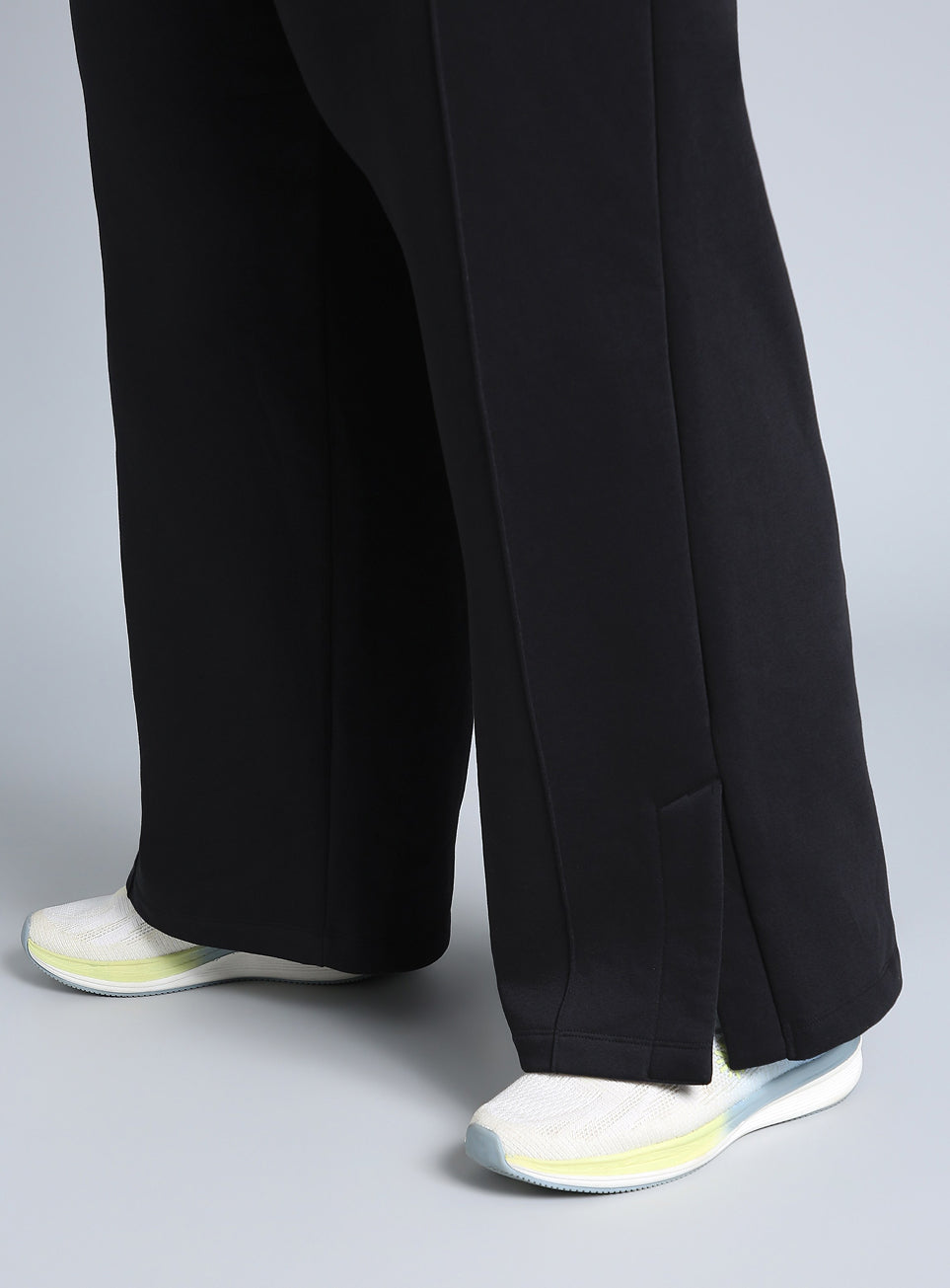 Women's Black Plus Size Everyday Cotton Trackpants