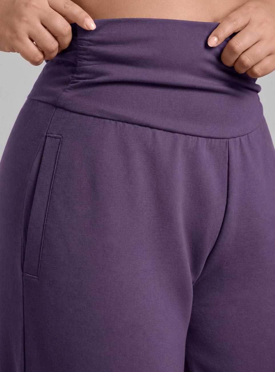 Women's Purple Flow Yoga plus size Pants