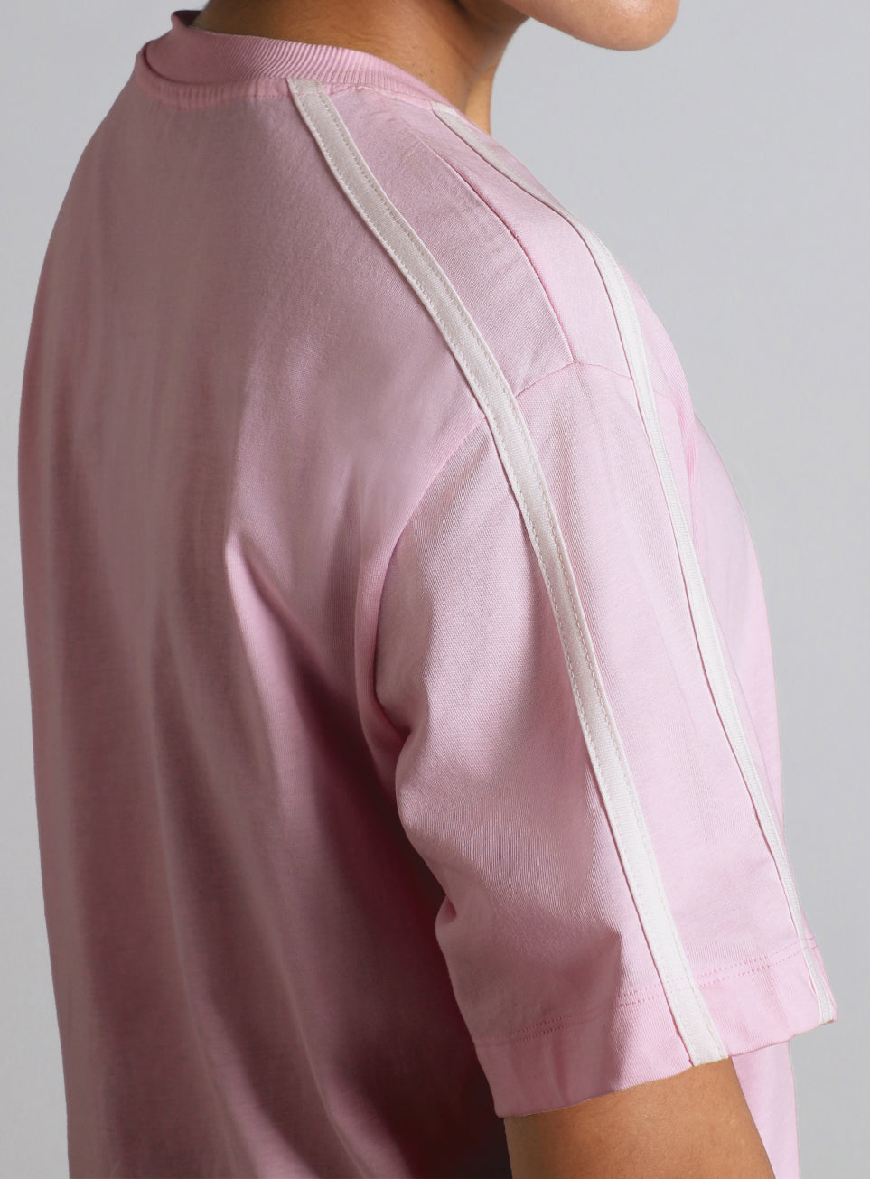 Women's Pink Cult Logomania Print Relaxed Fit T-shirt