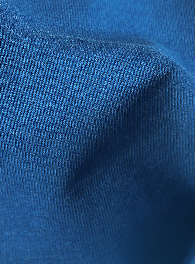 Women's Blue Contrast Edge Straight Fit Trackpants